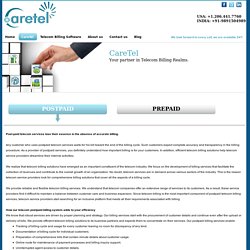 Postpaid Billing Systems for Telecom Provider