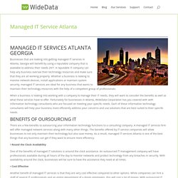 Get Round the Clock Availability With Managed IT Services Atlanta
