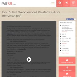 Top 10 Java Web Services Related Q&A for Interviews.pdf