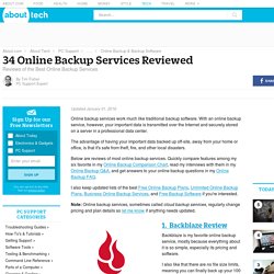 26 Online Backup Services Reviewed (Updated July 2013)