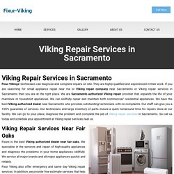 Viking Repair Services in Sacramento