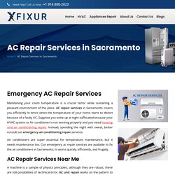 Best AC Repair Services Sacramento