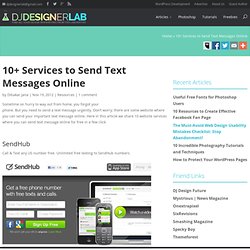 10 Services to Send Text Messages Online