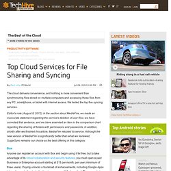 Top Cloud Services for File Sharing and Syncing