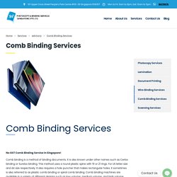 Best Binding Services Provider in Singapore