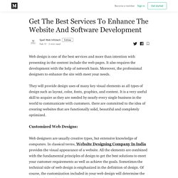 Get The Best Services To Enhance The Website And Software Development