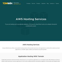 Amazon Cloud Services - AWS Solution Provider - Amazon Web Services