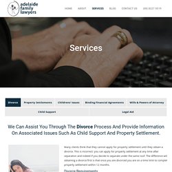Family Law Services Adelaide - Family Law Specialists South Australia