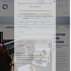 Custom Web Design Services In Toronto