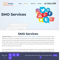 SMO servicesprovider company in Noida-Contact Us