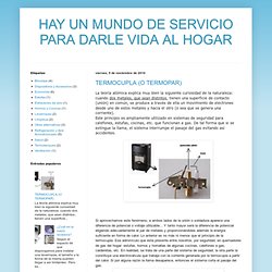 HAY UN MUNDO DE SERVICIO PARA DARLE VIDA AL HOGAR: TERMOCUPLA (O TERMOPAR)