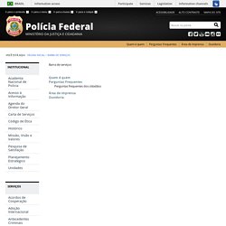 Antecedentes Criminais — Portal da Polícia Federal