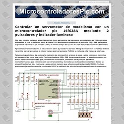 Controlar un servomotor con un microcontrolador pic