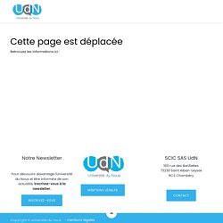 UNIVERSITE DU NOUS