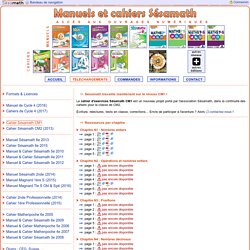 Manuels et Cahiers Sésamath - Téléchargements - Cahier Sésamath CM1