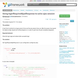 Using loginRequiredAjaxResponse to solve ajax session timeout