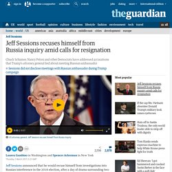 3/3/17: Sessions recuses himself from Russia inquiry amid calls for resignation
