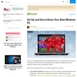 Set Up and Get to Know Your New Windows PC