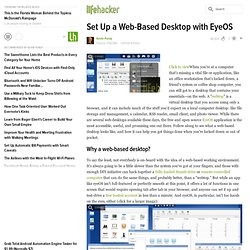 Set Up a Web-Based Desktop with EyeOS