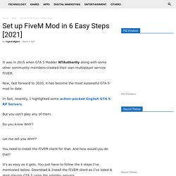 Set Up FiveM Mod In 6 Easy Steps [2021]
