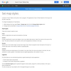 Set map styles - Google Fusion Tables Help