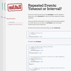 setTimeout vs. setInterval for AJAX polls, Short Intervals Causing Timing Inaccuracies