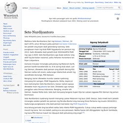 Seto Nurdiyantoro - Wikipedia
