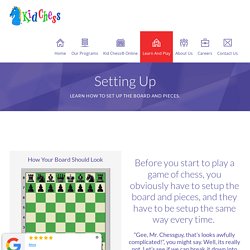 Setting Up - Kid Chess® Atlanta, Chess for Kids