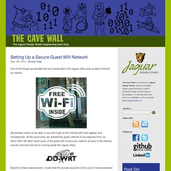Setting Up a Secure Guest Wifi Network « The Cave Wall