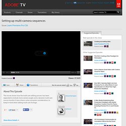 Setting up multi-camera sequences