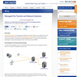 Setting Up a NAS Shared Storage for Your File Transfer Servers