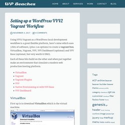 Setting up a WordPress VVV Vagrant Workflow