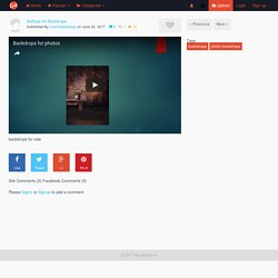 Settings for Backdrops