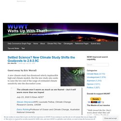 Settled Science? New Climate Study Shifts the Goalposts to 2.6-3.9C