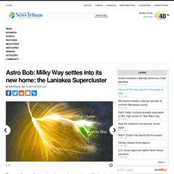 Astro Bob: Milky Way settles into its new home: the Laniakea Supercluster
