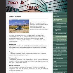 Settore Primario - Tech & Teach