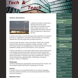 Settore Secondario - Tech & Teach