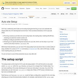 Auto site Setup · Varying-Vagrant-Vagrants/VVV Wiki
