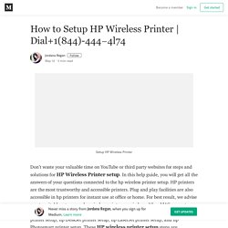 How to Setup HP Wireless Printer