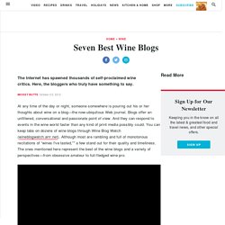 Seven Best Wine Blogs