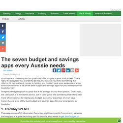 The seven budget and savings apps every Aussie needs