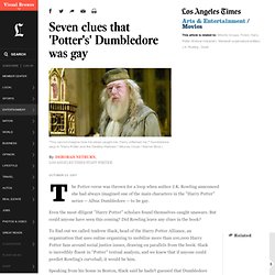 Seven clues that 'Potter's' Dumbledore was gay