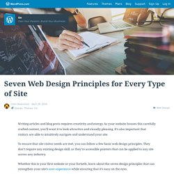Seven Web Design Principles for Every Type of Site