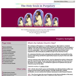 The Seven Dolors of Mary - The Holy Souls in Purgatory