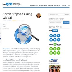 Seven Steps to Going Global