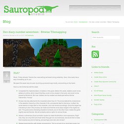 Dev diary number seventeen : Bitwise Tilemapping ‹ Sauropod Studio