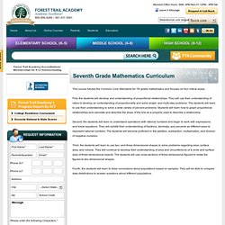 Seventh Grade Mathematics Curriculum, Seventh Grade Math Class Activities and Worksheets