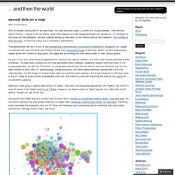 several dots on a map « …and then the world