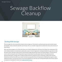 Sewage Cleanup