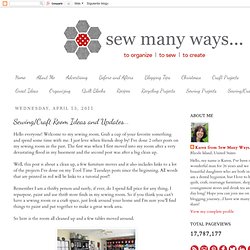 Sewing/Craft Room Ideas & Updates...